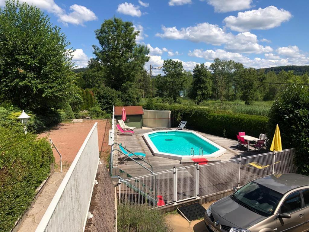 Maison/Gite Familial Dans Le Jura A 200M Du Lac Avec Piscine Privee Marigny  Екстер'єр фото