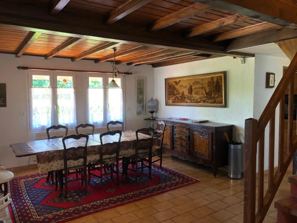 Maison/Gite Familial Dans Le Jura A 200M Du Lac Avec Piscine Privee Marigny  Екстер'єр фото